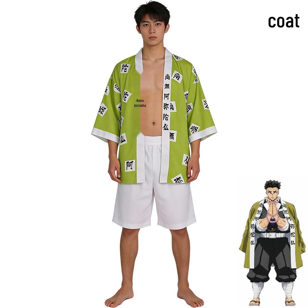 

Demon Slayer Halloween Costume: Tanjiro, Nezuko, Zenitsu, Shinobu, Muichiro Cosplay One Size Adult