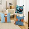 G-Gulf Racing Car Cushion Cover Car Throw Pillow Case For Sofa Car Christmas Gift 40x40cm 45x45cm