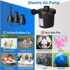 220V Electric Inflatable Pump Quick Air Filling Compressor With 3 Nozzles For Car Camping Life Buoy Boat Cushion Home Use