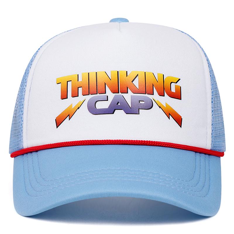 thinking cap sponge embroidered baseball cap women men outdoor mesh baseball cap for casual trucker hat