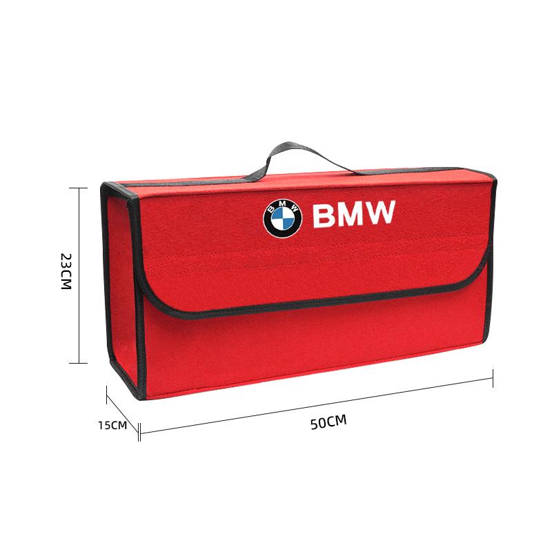 Car Storage Box Organizing Bag Trunk Tools Case Auto Keychain Accessories For BMW X1 X2 X3 X5 X4 X6 X7 iX3 F20 F10 F07 E70 E46 E FH6
