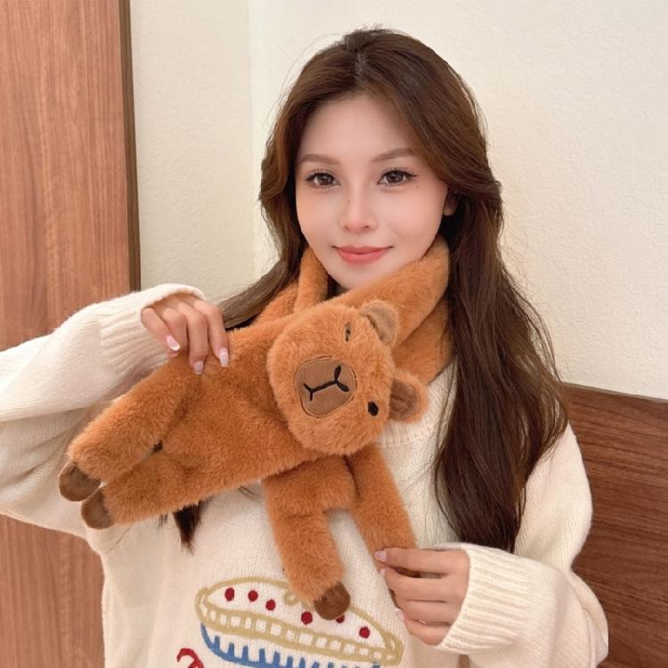 Winter Shawl Warm Scarf Thick Neck Warmer Stylish Adult Cartoon Scarf Neckwear