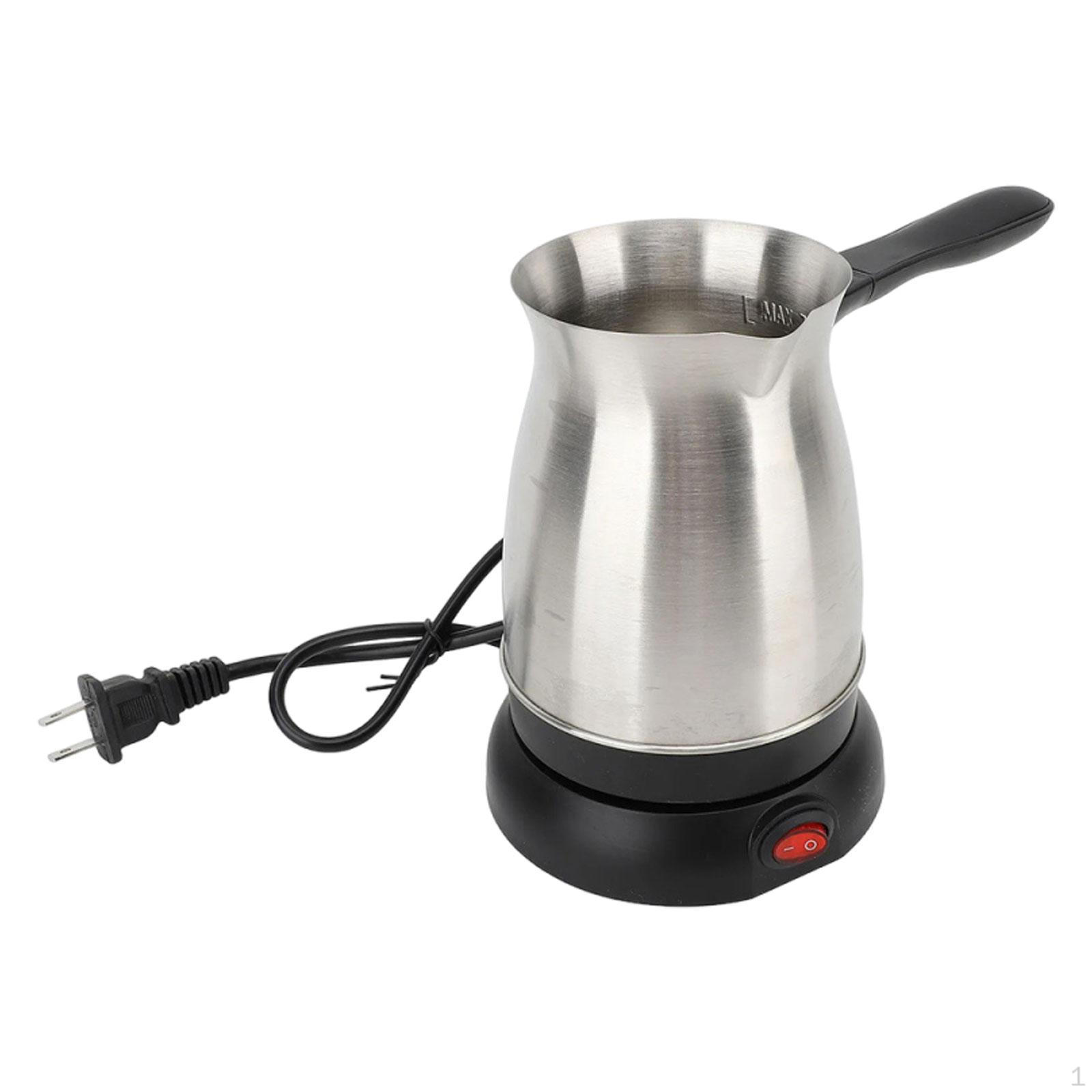 

Turkish Coffee Pot Teapot 110V Multipurpose 600ml Anti Scald Handle Water Kettle for