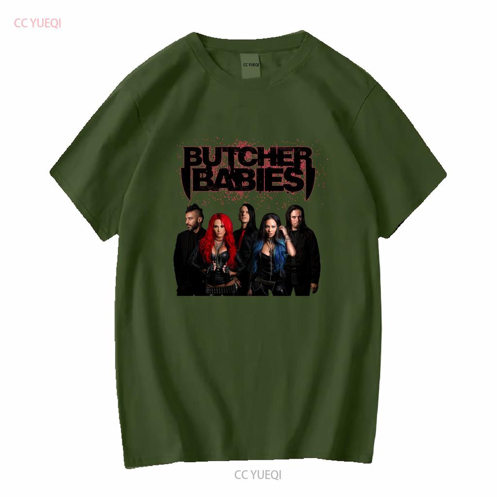 Reprinted Butcher Babies Cotton Black Unisex T Shirt S To 2345xl Fans Be615 Vintage Washed Fashion Slightly Comfortable Versatile