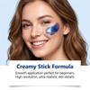 Shiny powder makeup stick (blue) sequins body painting pen easy to apply non-flying powder to create a festive atmosphere makeup
