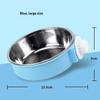 Stainless Steel Detachable Pet Bowl With Cage Mount Design For Feeding Watering Cats Dogs Small Pets