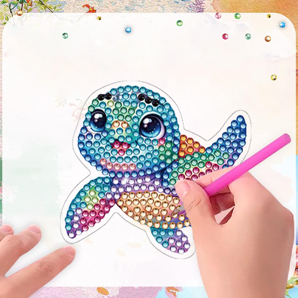 2D Acrylic DIY Diamond Art Fridge Magnet Kit Special-Shaped Diamond Diamond Painting Magnets for Adults Beginners Home Decors