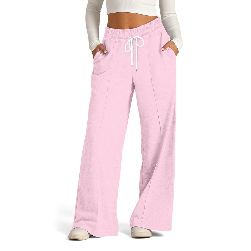Women's High Waisted Wide Leg Sweatpants Casual Jogger Pants
