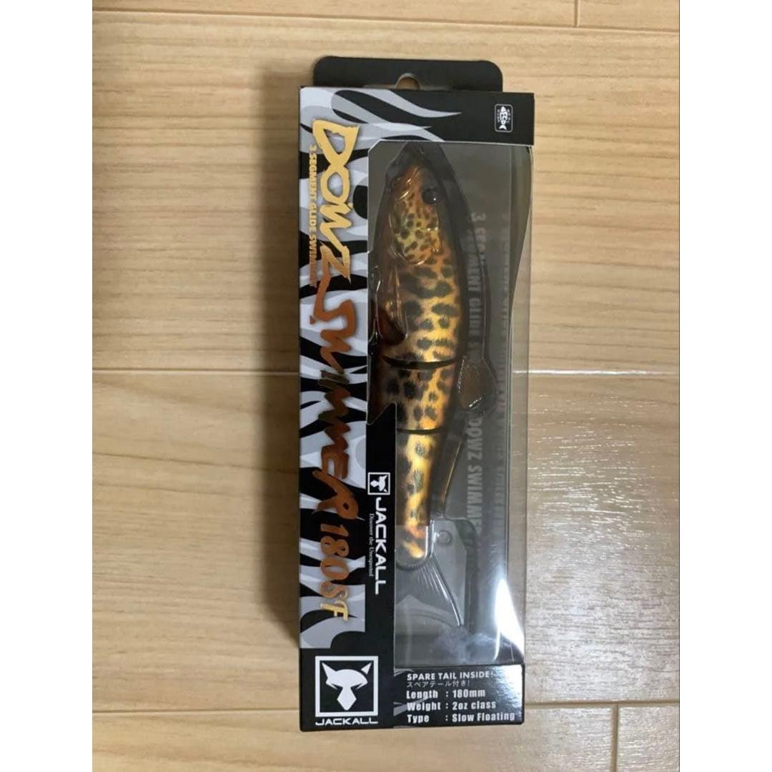 Used JACKALL Dow s Swimmer 180SF Blazing Leopard