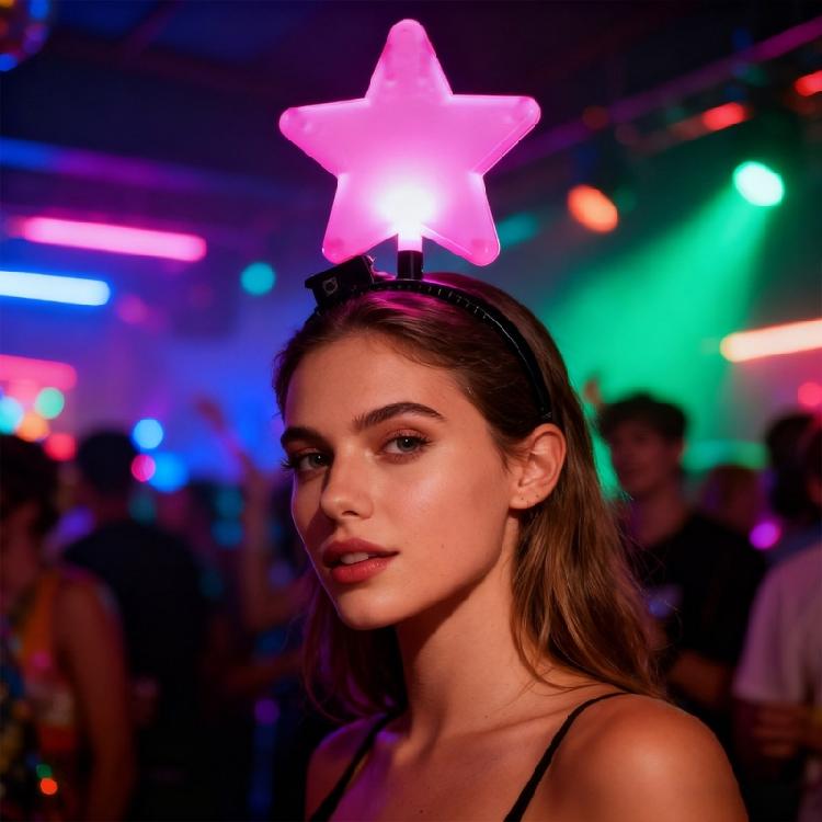 Light up Head Hoop Hair Ornament Versatile Styling Tool for Children Adults Photo Props