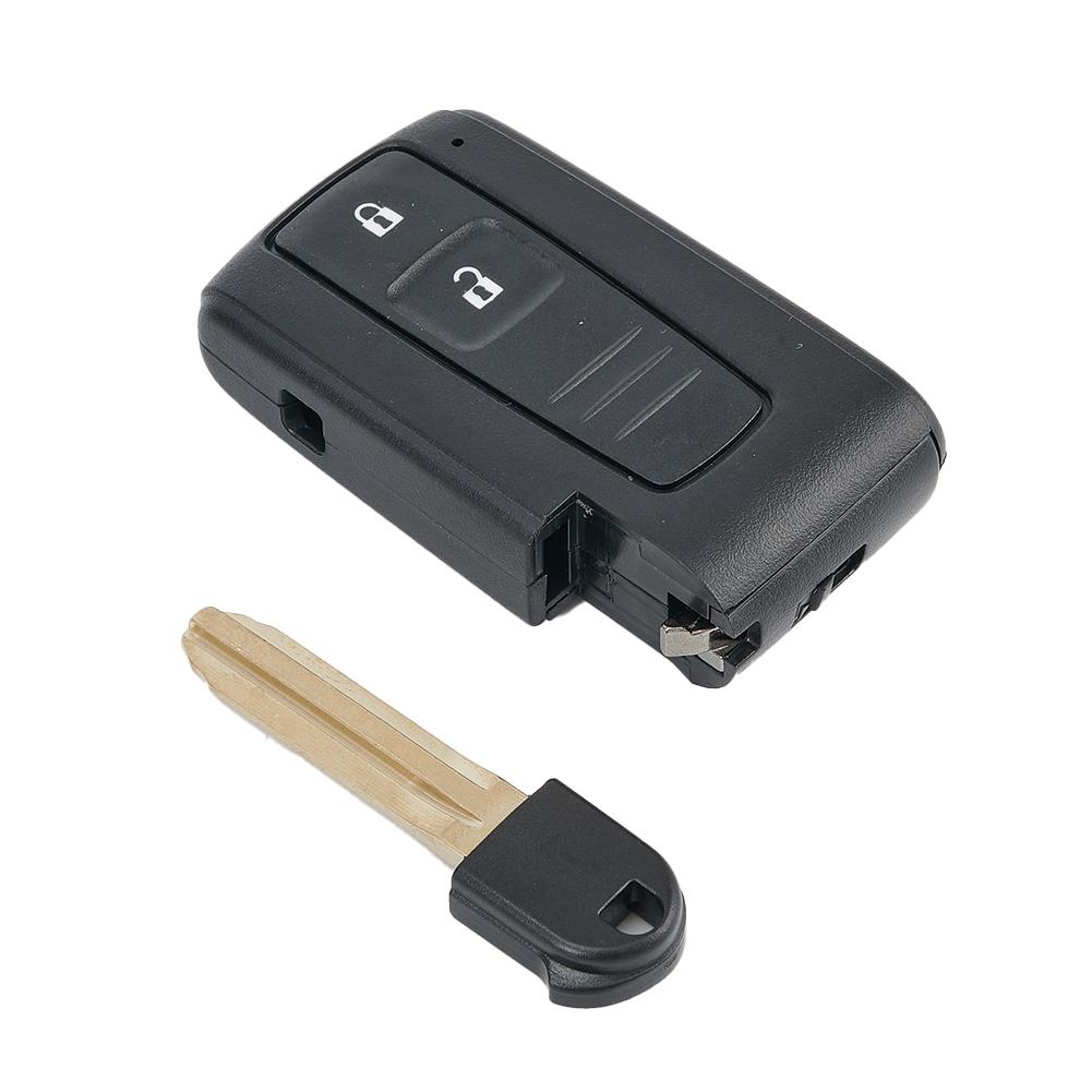 Shell Remote Key 2 Button Fob Case Replacement Shell+Battery With Uncut Key Blade Practical To Use High Quality