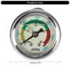 Steel Air Pressure Gauges Waterproof Designs Strong Double Scale Pressure Meter Upgrades for Scubas Tank Monitoring