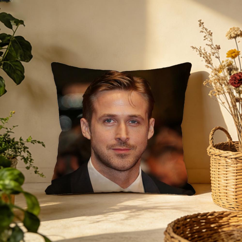 Trendy RRyan Goslinging Cushion Cover Versatile DoubleSided Pillow Case Fit for Sofa Bed Car Daily Decor