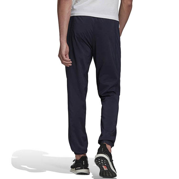 Adidas Training Series Solid Color Logo Print Joggers Men Bottoms Black HB6569