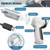 Wireless Car Vacuum Cleaner for Vehicle, Mini Portable, Dual Function-Wet and Dry, Handheld Mite Remover, Equally Effective for Home Use
