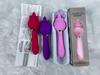 Chen Rose Telescopic Vibrator with Licking Tongue and Jumping Egg