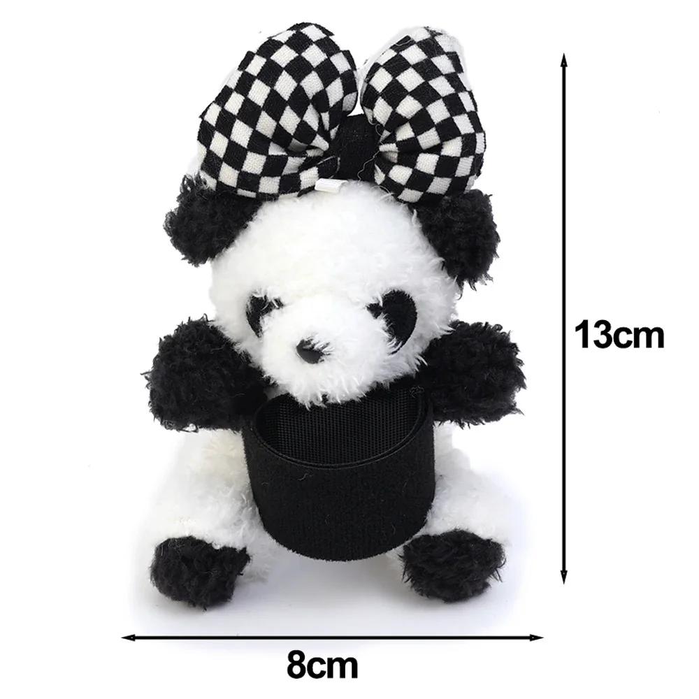 Auto Schalthebel Riemen Deko Ornamente Lenkrad Dekoration Blinker Scheibenwischer Ganghalter Dekorative Panda Puppe