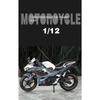 1/12 Kawasaki Ninja400 Motorcycle Die-cast Model - Sound & Light Effects - Authentic Details - Fun for Kids & Motorcycle Lovers