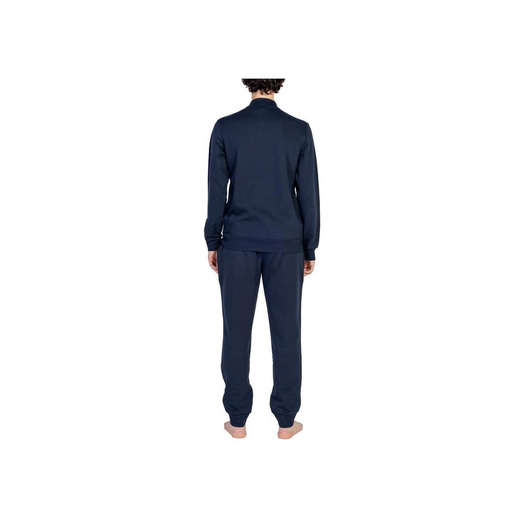 Emporio Armani EA7 Logo Letter Print Stand Collar Casual Sports Suit Men suits Navy-Blue 112115-4F571-BLUE
