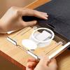 Universal Acrylic Transparents Tablets Stand With 360 Degree Rotation And Foldable Design For 12.9Inch Devices