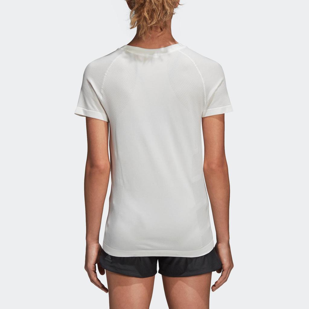 Adidas Cru Tee Pk Casual Sports Round Neck Running Short Sleeve T-Shirt Women Tops White CY5524
