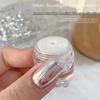 Silver Magic Mirror Nail Polish Gel: Moonstone & Aurora Sky Powder Collection
