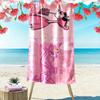 Pink Panther Print Beach Towel, Large Soft Quick Dry Towel for Beach Camping Swimming