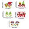 Novelties Funny Glasses,Christmas Glasses Frames Decorative Glasses Fluorescence Christmas Eyeglass Funny Christmas Glass