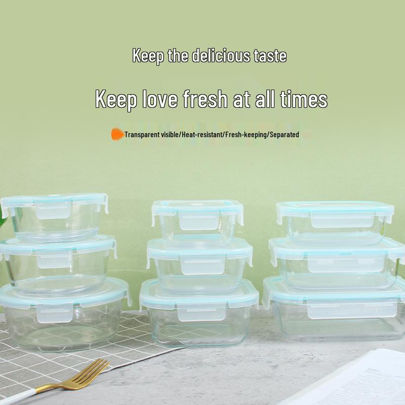 Høytemperaturbestandig glass Airfryer-bolle for baking og borddekking