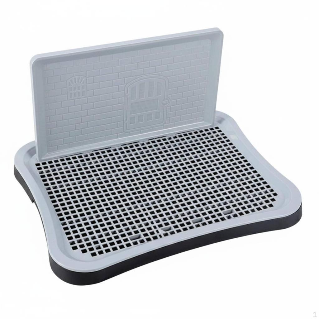 Mesh Dog Toilet Tray NonSlip Grid Pet with Wall Removable Grate Training Navy