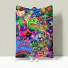 Meme P-Pepe the Frog Throw Lightweight 240g Flannel Blanket Soft Skin-friendly for Summer Cooling