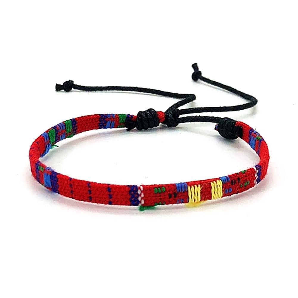 Colorful Bohemian Ethnic Woven Friendship Bracelet