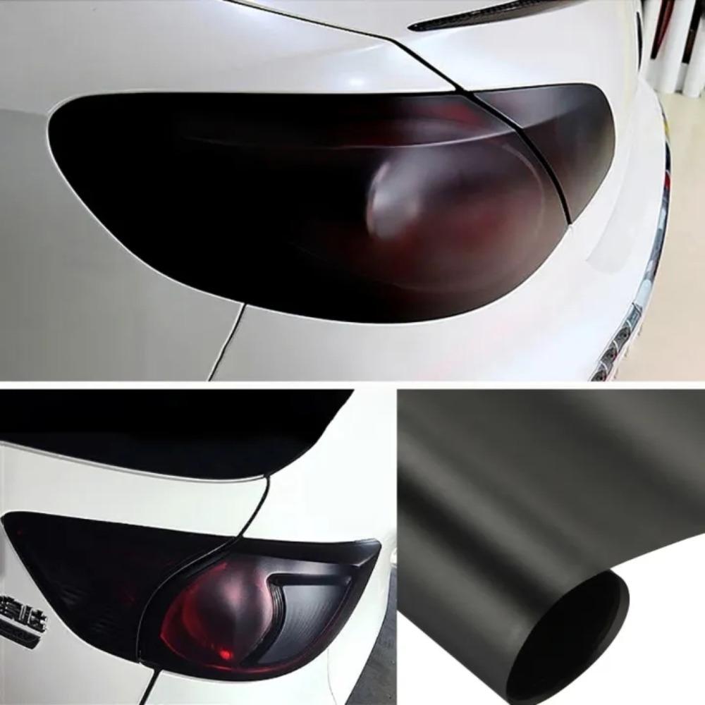 30x100/150/200cm Matte Black Car Light Car Light Headlight Taillight Tint Vinyl Film Sticker for Fog Light Rear Lamp Smoke Film