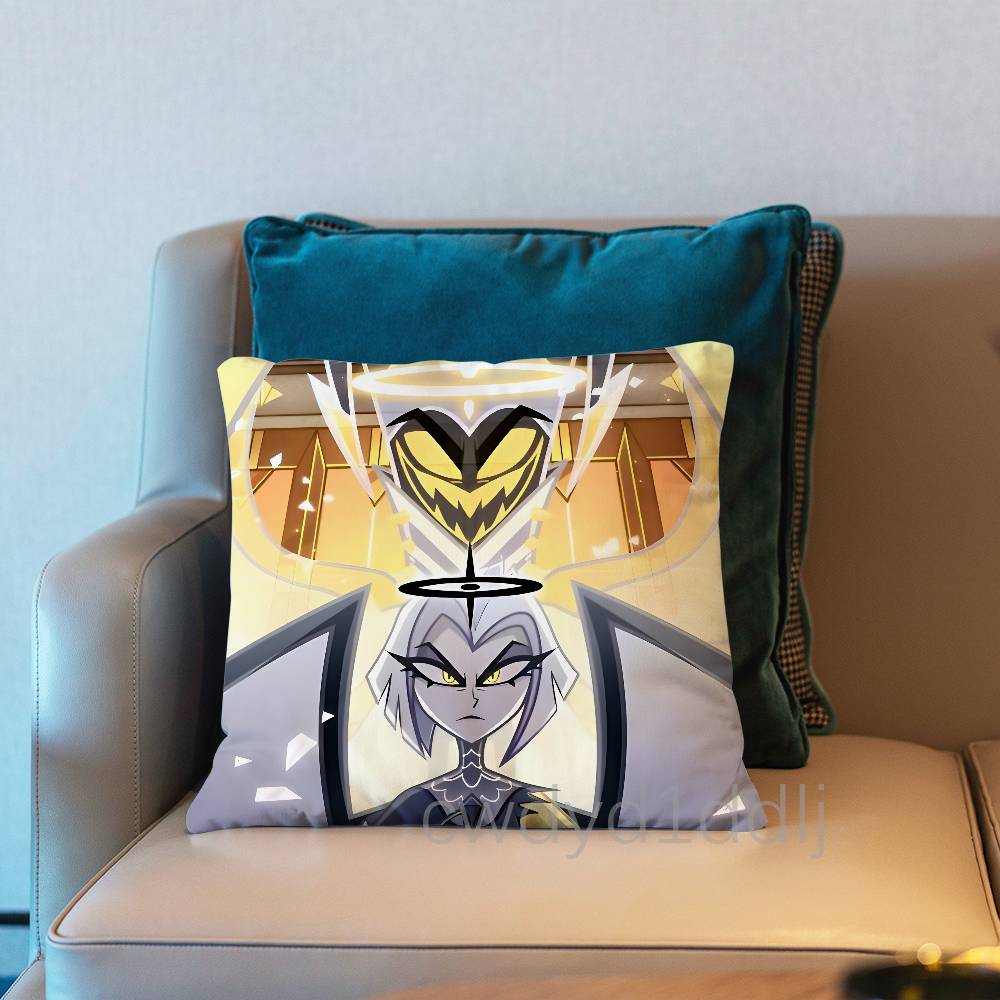 

Lute HHazbinS Pillow Case Short Plush Sofa Decorative Gift Home Doublesided Printing Cushio 30x30cm