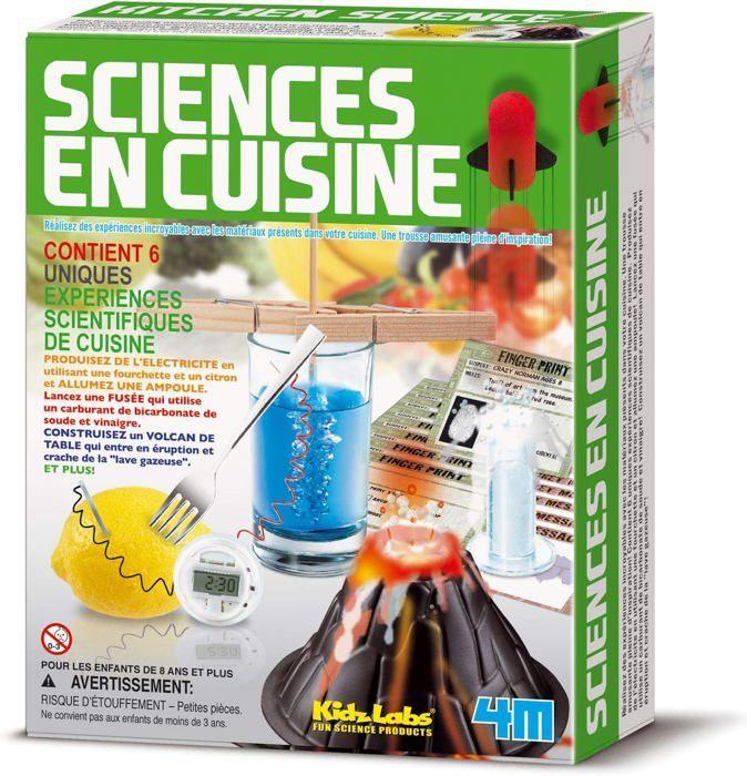 Science Experiment Kit - 4M - Kitchen Science - 6 Experiments - Indoor - Black