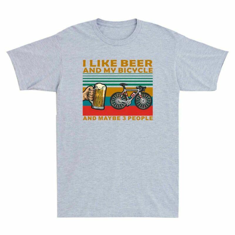 Like Bicycle People TShirt I 3 Unisexs Short And Maybe Sleeve Vintage And Beer My