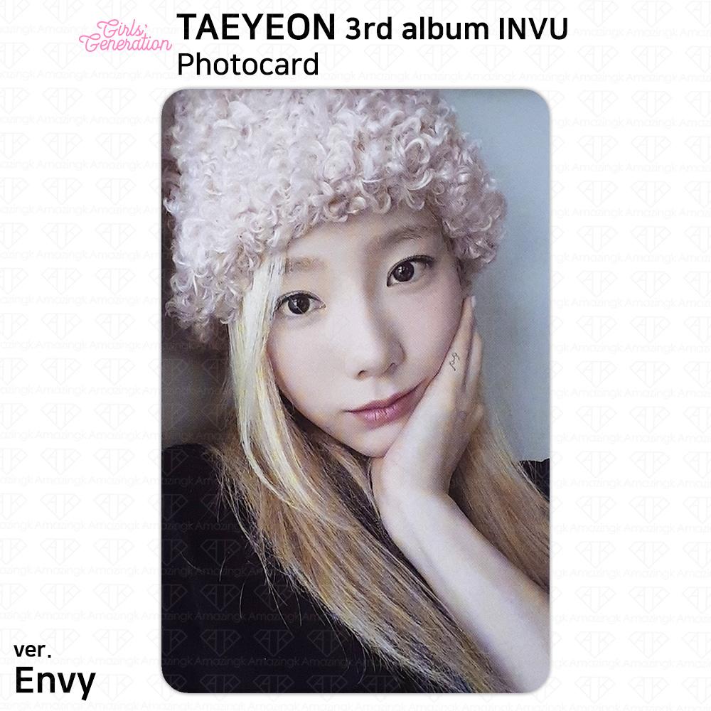 

Третий альбом Тэён из SNSD GG Girls’ Generation Официальная фотокарточка INVU KPOP ver. Envy #02