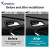 For Ford Focus SE ST Ecoboost 2012 2013 2014 Real Soft Carbon Fiber Sticker LHD RHD Car Door Handle Frame Panel Trim Accessories