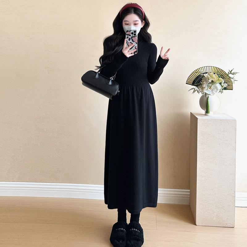

Autumn Maternity Fashion: Long-Sleeved Cardigan & Loose Skirt Two-Piece Set XL