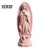 Durable Virgin Mary Sculpture Statue, Religious Resin Sculpture, Blessed Holy Lightweight Statue Mother Figurine for Catholic Home Desk Decor