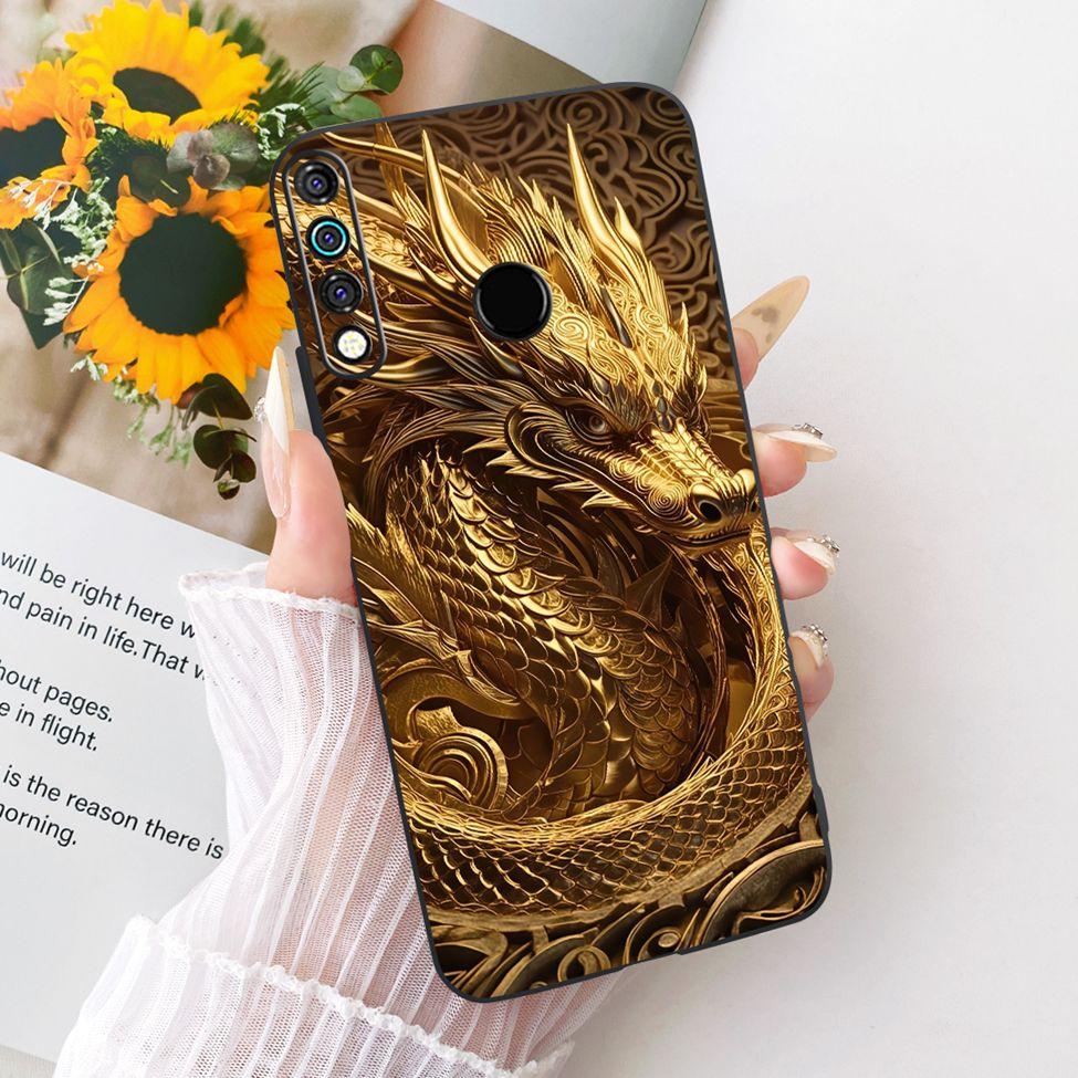 Phone Case For Tecno Camon 12 Cover Silicone Cute Cat Fashion Funny Painted Casing For Techno Camon 12 CC7S