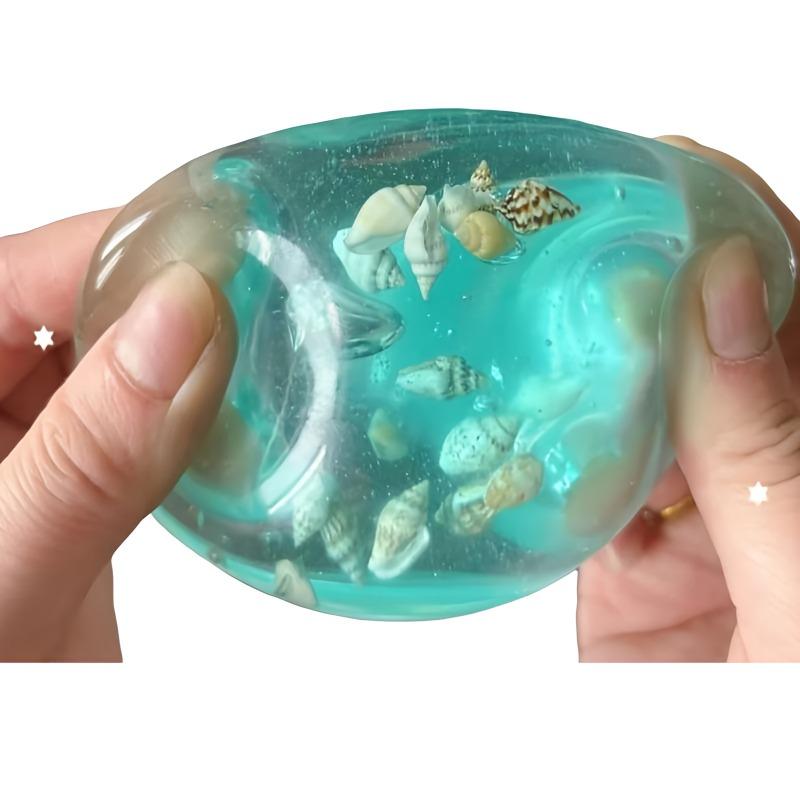 Squishy Ocean Stress Balls Fidge Sensory Toy Stress and Anxiety Relief Maltose Water Ball Squeeze Toy Decompression Venting Gift