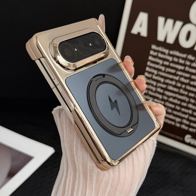 

Double Middle Protector AG back For Huawei Pura X Max Case Protective For Magsafe Ring Holder Mobile Phone Back Cover Huawei Pura X Max