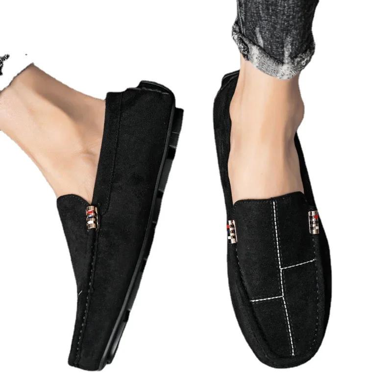 Lässige Herrenschuhe 2024 Slipper Formelle Loafer Mokassins Schwarz Männlich Fahrschuh Flach Atmungsaktiv Tenis Masculino Zapatillas Hombre Männlich