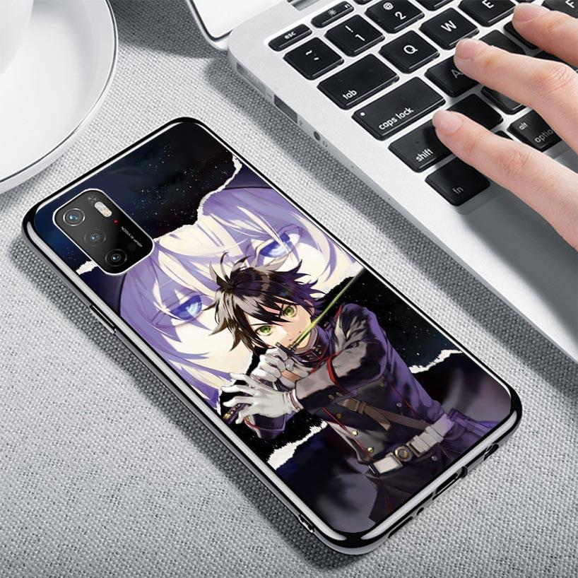 Seraph Of The End Case Phone Cover for Xiaomi Redmi Note 10 9 9S 8 8T 7 5 Pro Mi 12T 11T 10T 9T 12 11 Lite A3 A2 Trend Fundas Mi