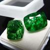 Natural Green Muzo Emerald 19.6ct Cushion Cut Certified Loose Gemstone