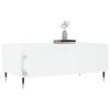 VidaXL Table basse Blanc 90x50x36,5 cm Bois d'ingénierie 830796