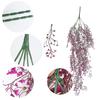 Artificial Hanging Flowers for Outdoors UV Resistant Fake Vines with Flowers Weatherproof