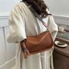 Modern And Minimalist Women's Casual Shoulder Bag In Black Green And Beige