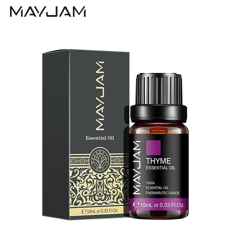 MAYJAM 10ml/30ml/100ml Thyme Pure Plant Extract Essential Oil Anti-Loss of Hair Enhance Memory Help Blood Circulation Natural Aroma Oil